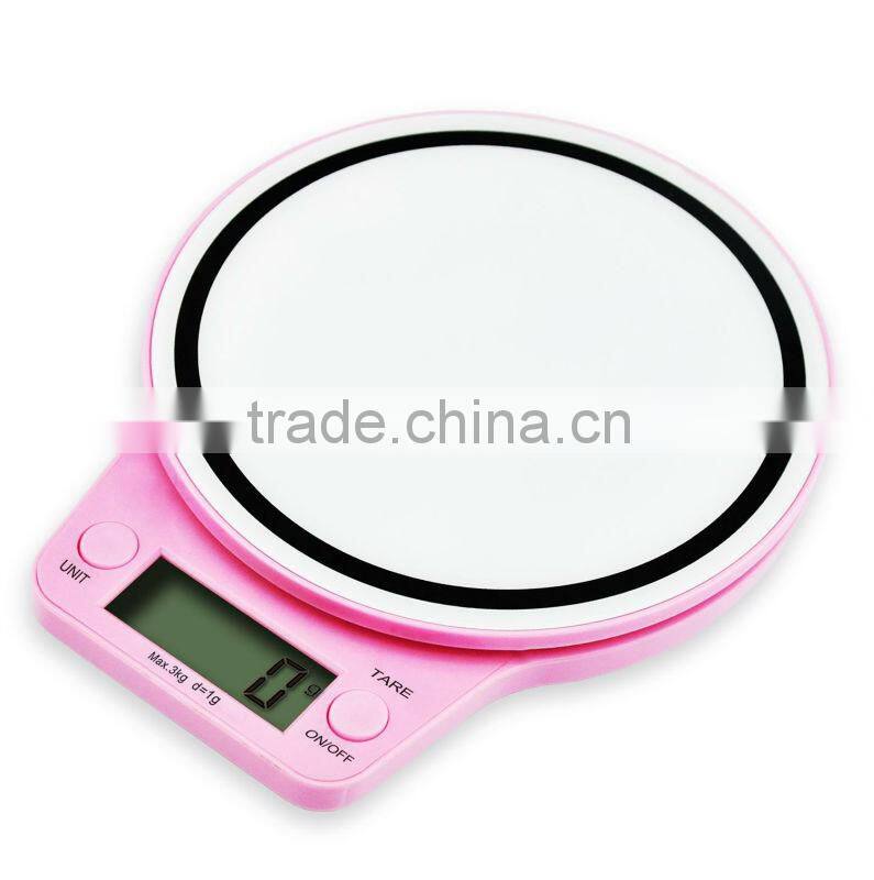 electronic kitchen food scale 5kg/1g digital kitchen scale printing customizable VKS302-03