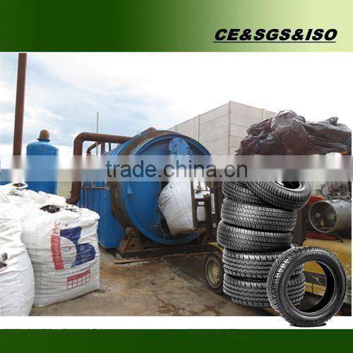 High oil yield waste paper pulp recycling to oil machine