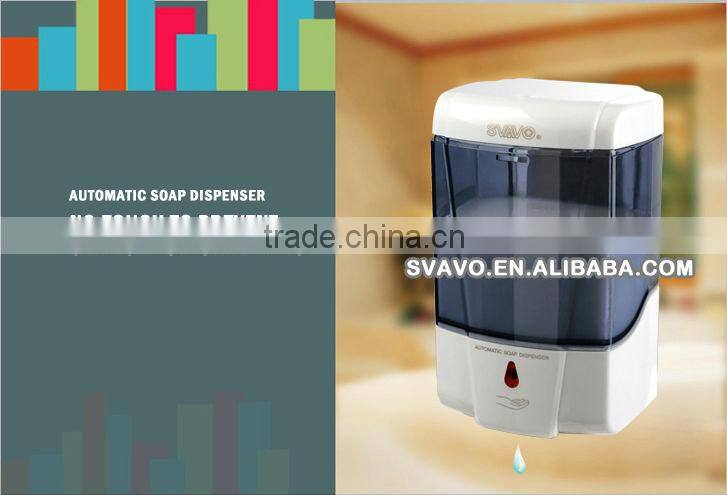 Hotel high quality cheap Automatic wall mount liquid motion sensor soap dispenser V-412