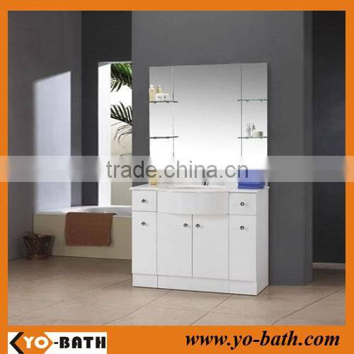 MDF bathroom furniture china with marble countertop