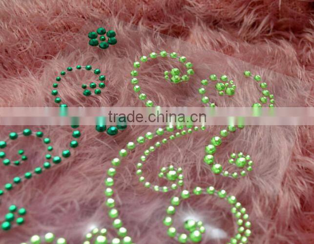 Custom Acrylic Rhinestone Sticker, Wholesale Mobile Phone Sticker