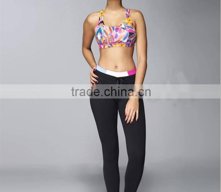 Cheap wholesale yoga style classic made in china sports bra