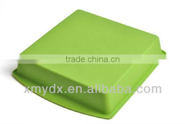 Baking mold,silicone tableware,9 inch square silicone cake mold,cake pan, silicone kitchenware