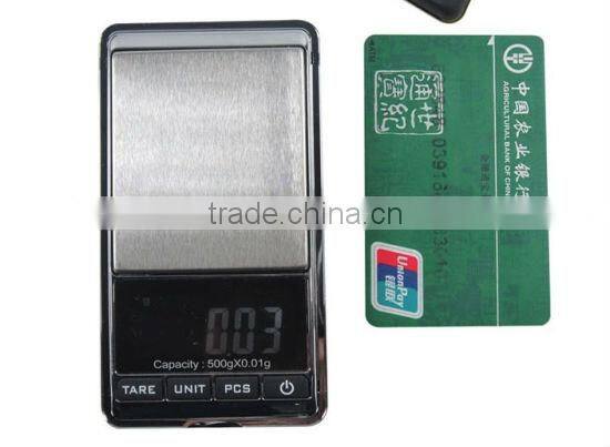 500g 0.01g Pocket Jewelry Digital Scale with Tray