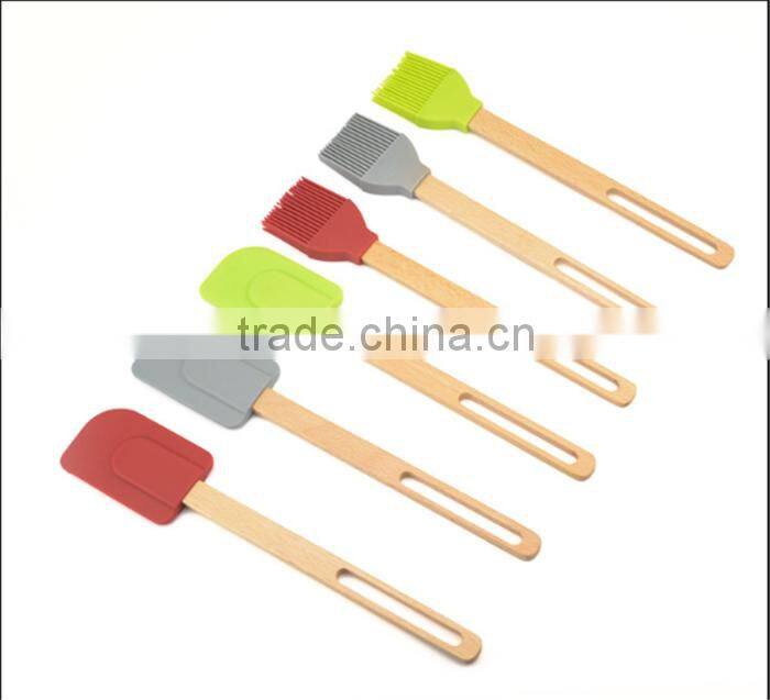 Non-stick Silicone Brush and Spatula Set, Baking tools set silicone spatula set