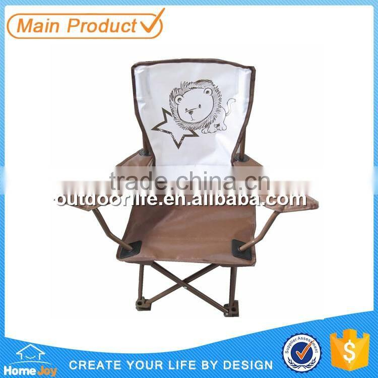 Cute kids camping arm chair, folding beach chair