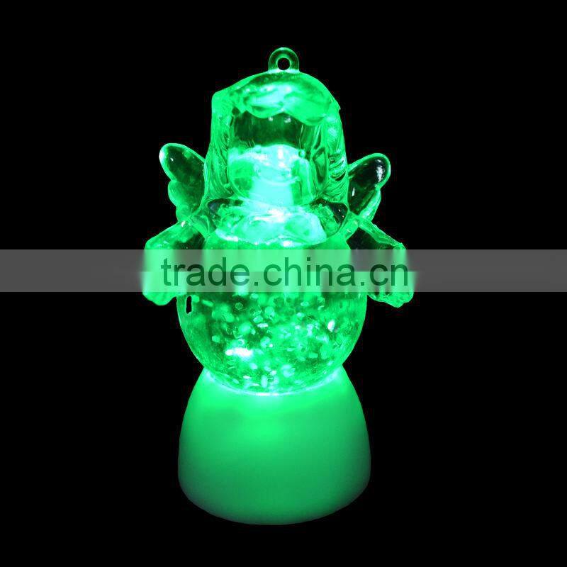LED color changing holiday party decoration gifts angel night light