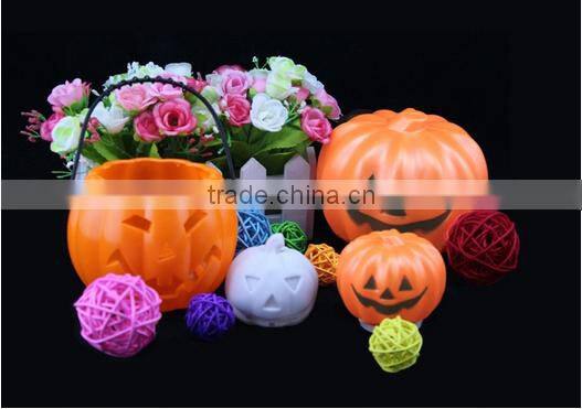 Creative Halloween LED Paper Scary Pumpkin Hanging Lantern DIY Party Decoration
