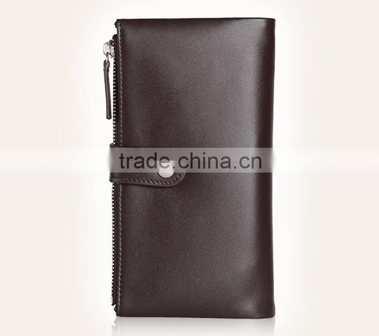 Factory price cow leather card holder wallet