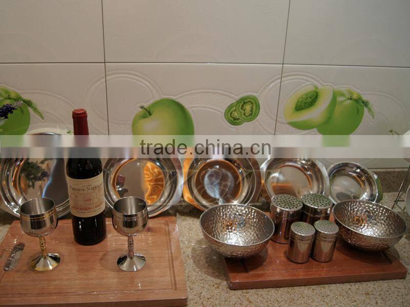 Fashion stainless steel salad bowl