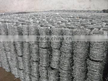 Used Galvanized Barbed Wire For Sale / PVC Coated Barbed Wire Price Weight Per Meter For Fence