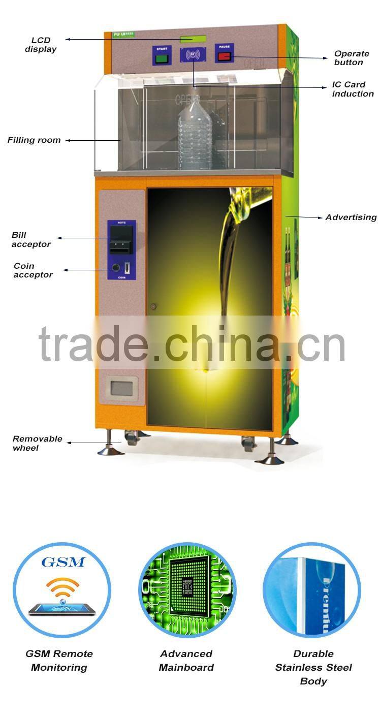Hot sale olive oil vending machine