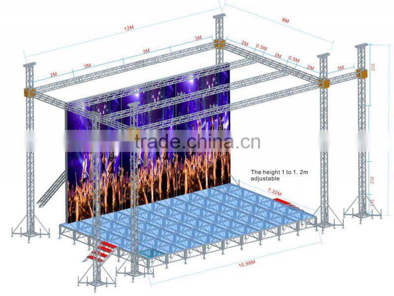 Factory price cheap stage lighting lift truss system