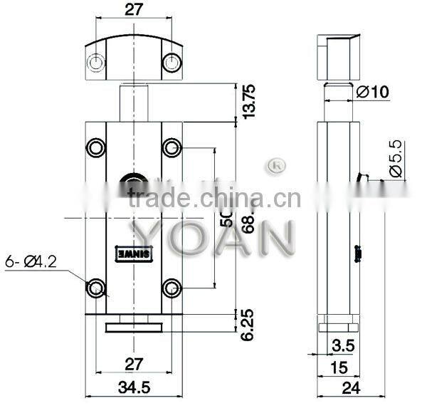 the bolts and nuts stainless steel for door and window