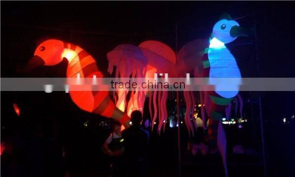 amazing inflatable jellyfish lighting,inflatable jellyfish decoration,led inflatable jellyfish balloon