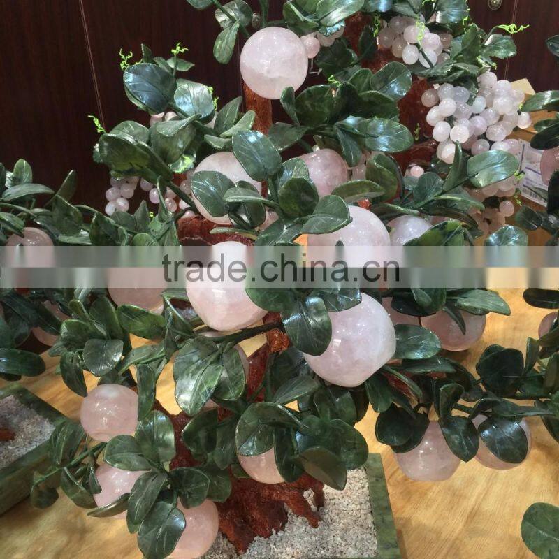 Precious Beautiful Rose Crystal Trees Ornaments