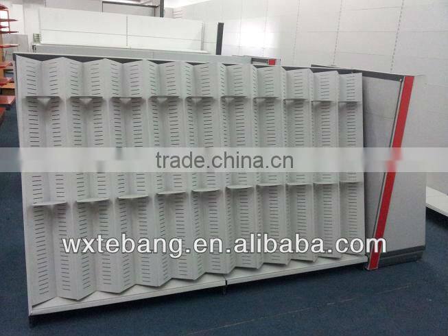 Modern high quality double-side supermarket shelf