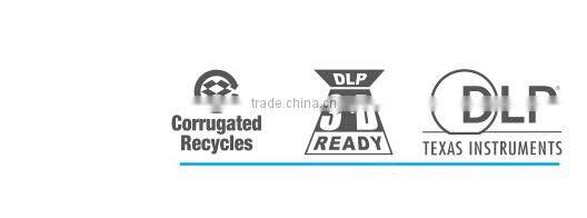 Android System 3D DLP Projector with Bluetooth speaker and 3D glasses