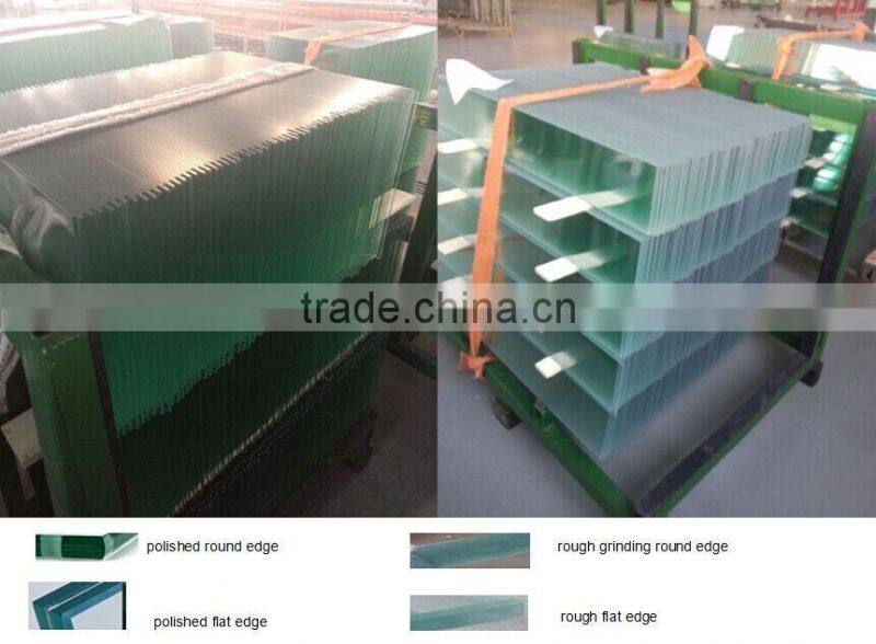 YUJING 8mm toughened glass rate bathroom partition glass