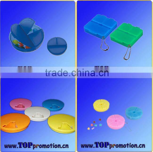 multi color different shape plastic small pill box