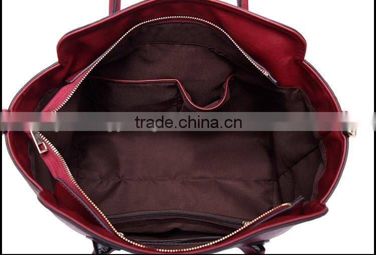 2016 luxury lady office handbag women genuine leather handbag wholesale