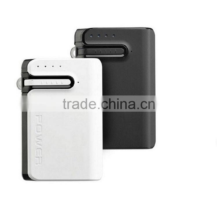 2016 Hot sale 7800mah portable power bank with bluetooth earphone