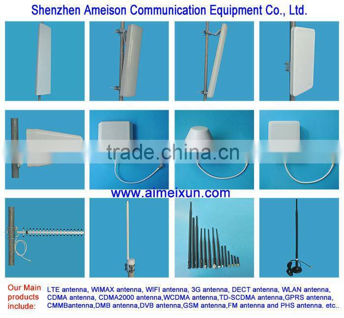 Outdoor/Indoor 2400-2483 MHz/2.4GHz 12dB Omnidirectional Fiberglass WIFI Antenna
