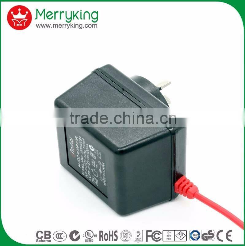 wall plug 6vac 300ma 500ma linear power supply with ul ce pse kc