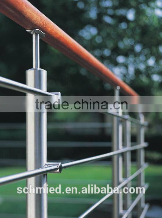 china supplier prices inox railings for balconies stainless steel corssbar holder bar holder
