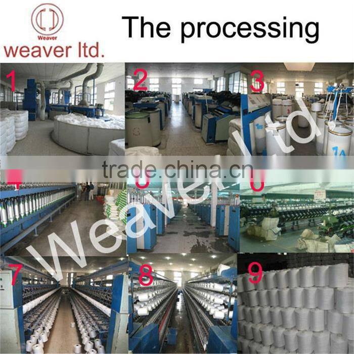 100% spum polyester yarn for sewing thread 24s/2 dyed