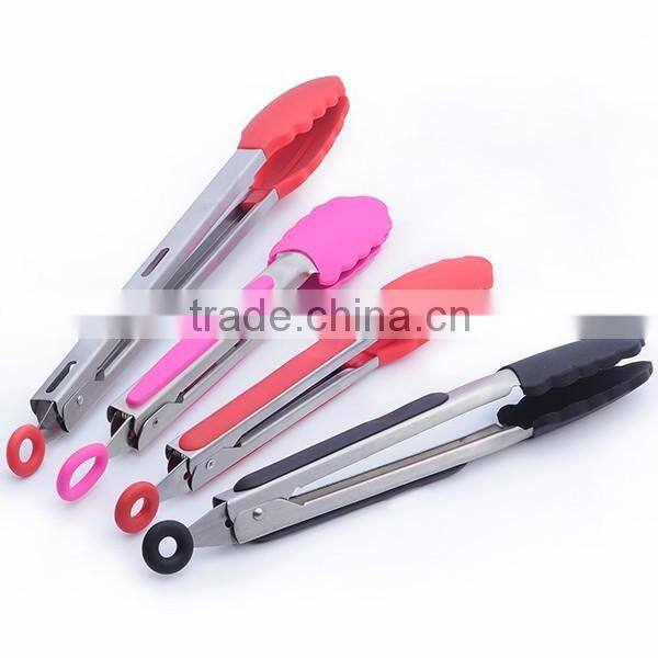 High Quality FDA Standard BPA Free Silicone Tong/ Silicone Food Serving Tong