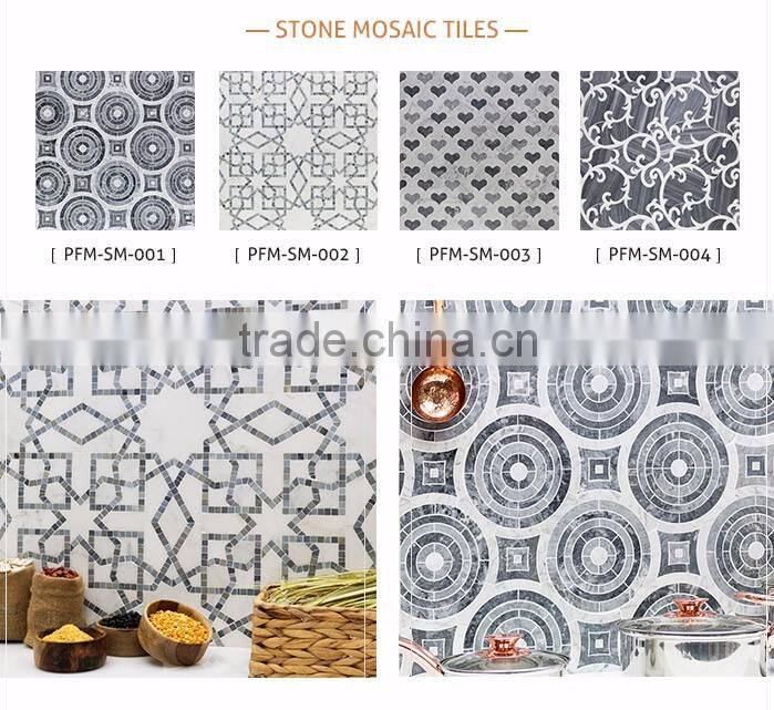 Hot Sale Luxury Triangular Random Mixed Color Spell Shell Mosaic Tiles