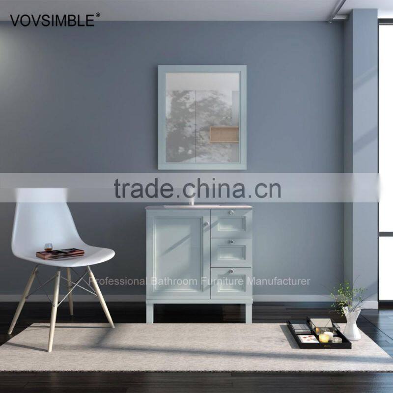 Australian standard OEM wholesale cheap single bathroom vanity