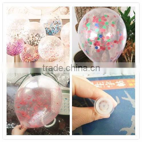 Chinese transparent foil confetti balloon
