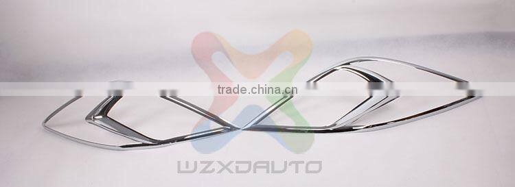 HEAD LIGHT COVER LAMP COVER CHROMED FOR MAZDA BT50 2012-CHROMED KITS NEW CHROME ACCESSORIES best selling car accessories