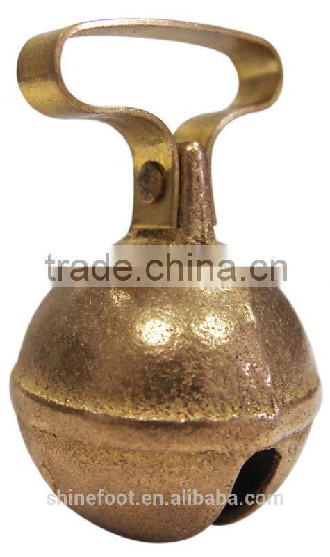 hunting bell in copper with logo for hunting dogs