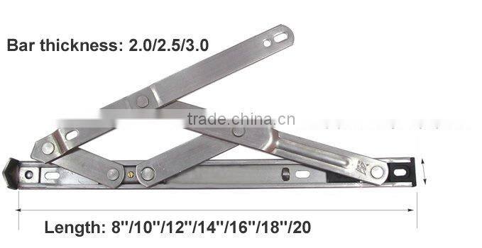 Friction Hinge Friction Stay/Friction Hinge Heavy duty 2-bar/3-bar/4-bar/5-bar/6-bar Window Hinge Wind brace 304 Stainless Steel
