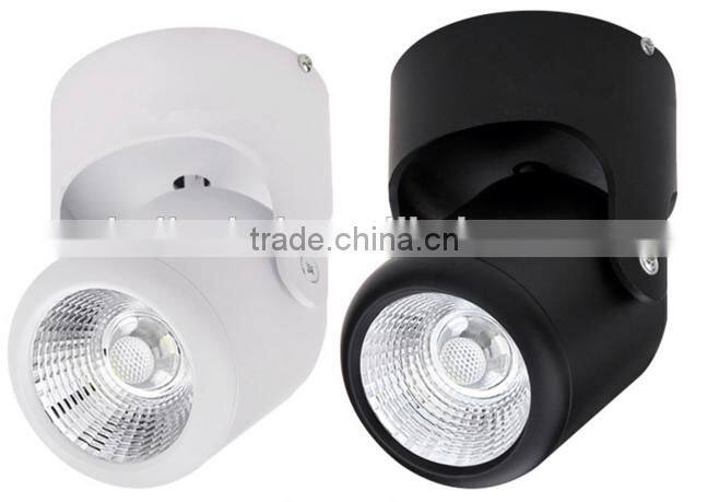 new design surface mounted 360 degree rotating led ceiling spot light
