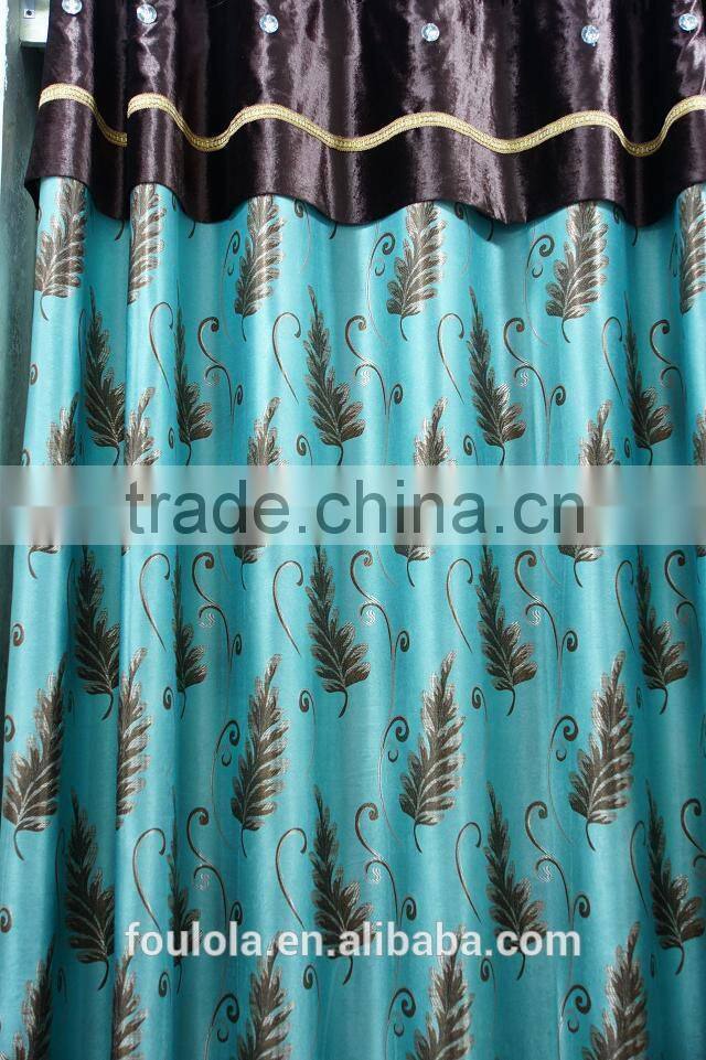 100 percent polyester yarn dyed curtain fabric blackout fabric blackout curtain fabric
