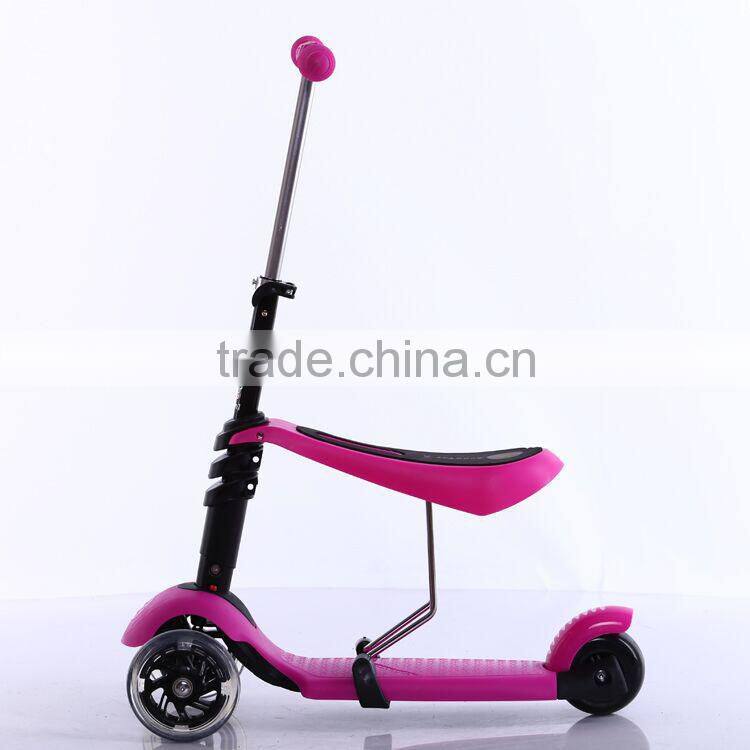 2016 wholesale cheap kids scooter with adjustable seat