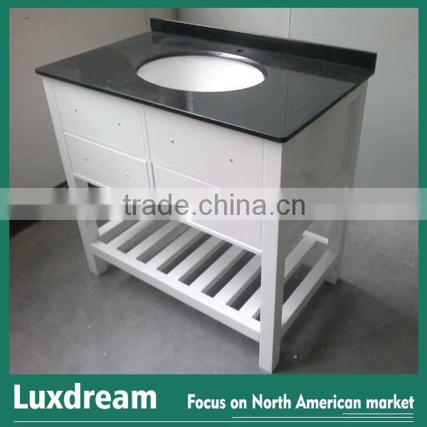 gloss espresso hotel bathroom vanity with double sinks