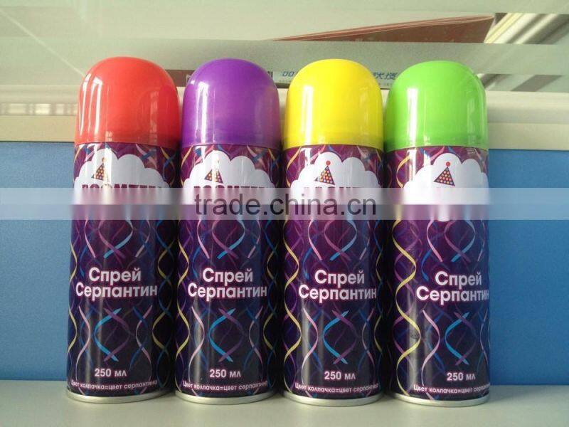 Chinese high quality party string spray for dance party