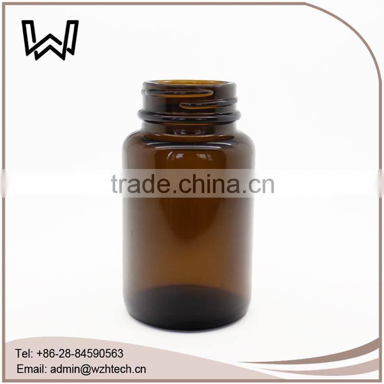 10oz Amber Capsule Glass Bottle
