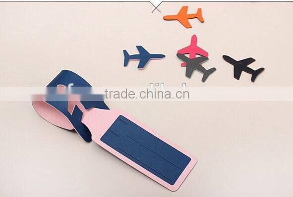 High quality leather luggage tag / traval tag / airplane bag tag