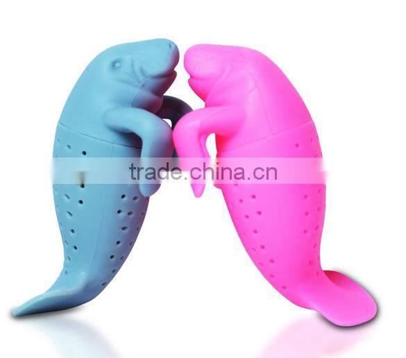 Cute Silicone Shark Infuser Loose Tea Leaf Strainer