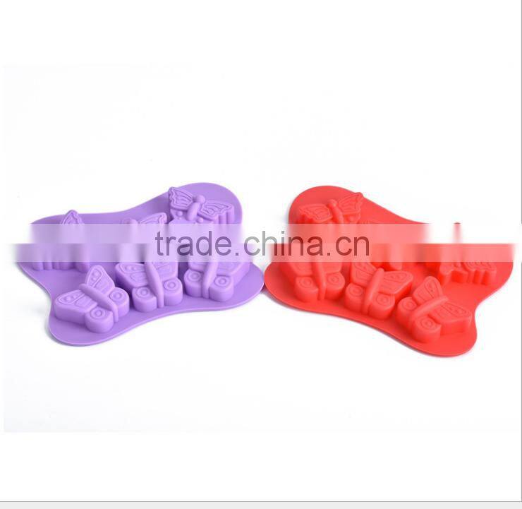 Animal silicone ice cube tray mini butterfly shaped ice maker