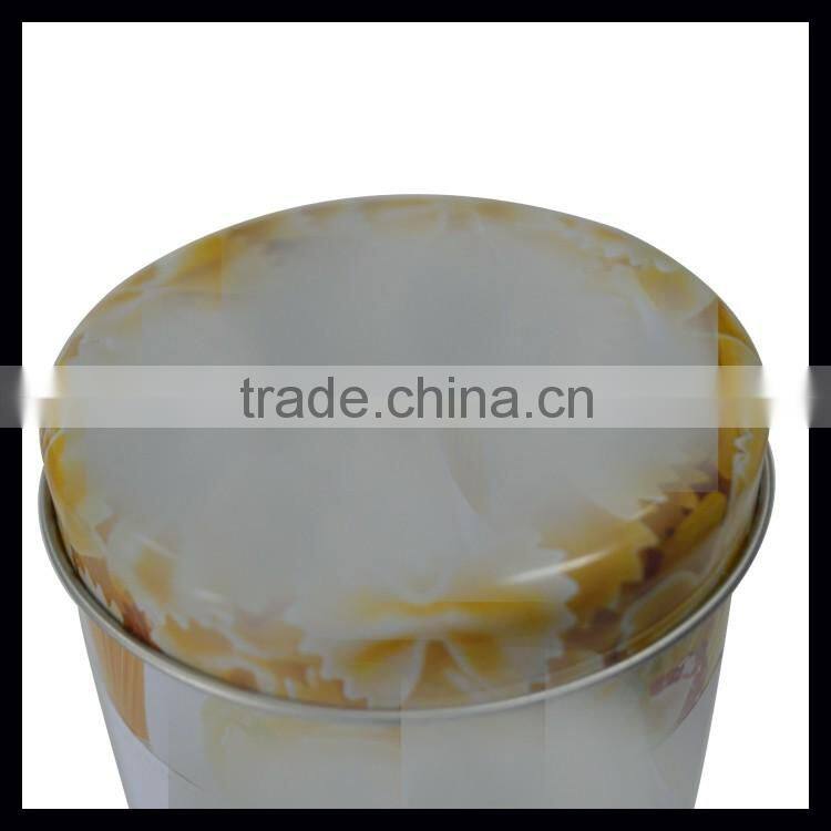 Decorative Creative Tall Cylinder Metal Noodles Tin Box For Home With Competitive Price