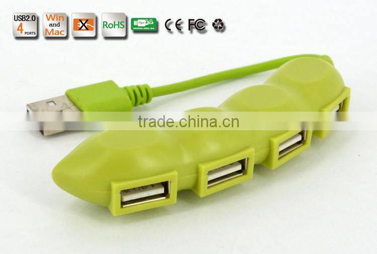 Fashional design usb por hub, 480MBPS 4 port usb 2.0 hub from usb hub suppliers