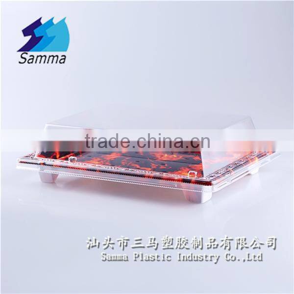 KW-0002TS-RB Wholesale plastic disposable food plates