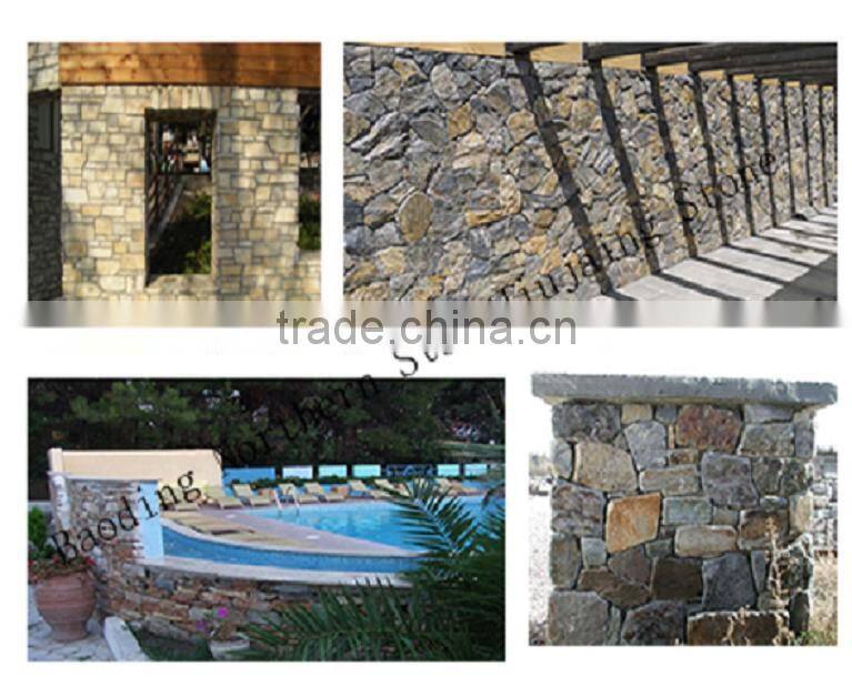 natural random ledge wall stones for exterior wall